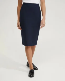 Peggy Wool Stretch Suit Skirt