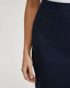 Peggy Wool Stretch Suit Skirt