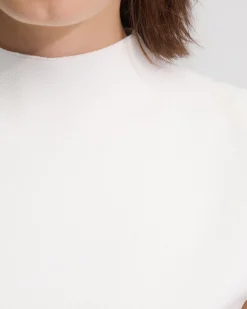Pepper Knitted Funnel Collar Top
