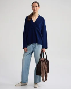 Pia Cotton V-Neck Knit