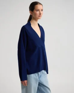 Pia Cotton V-Neck Knit