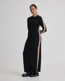 Pipper Knit Contrast Panel Dress