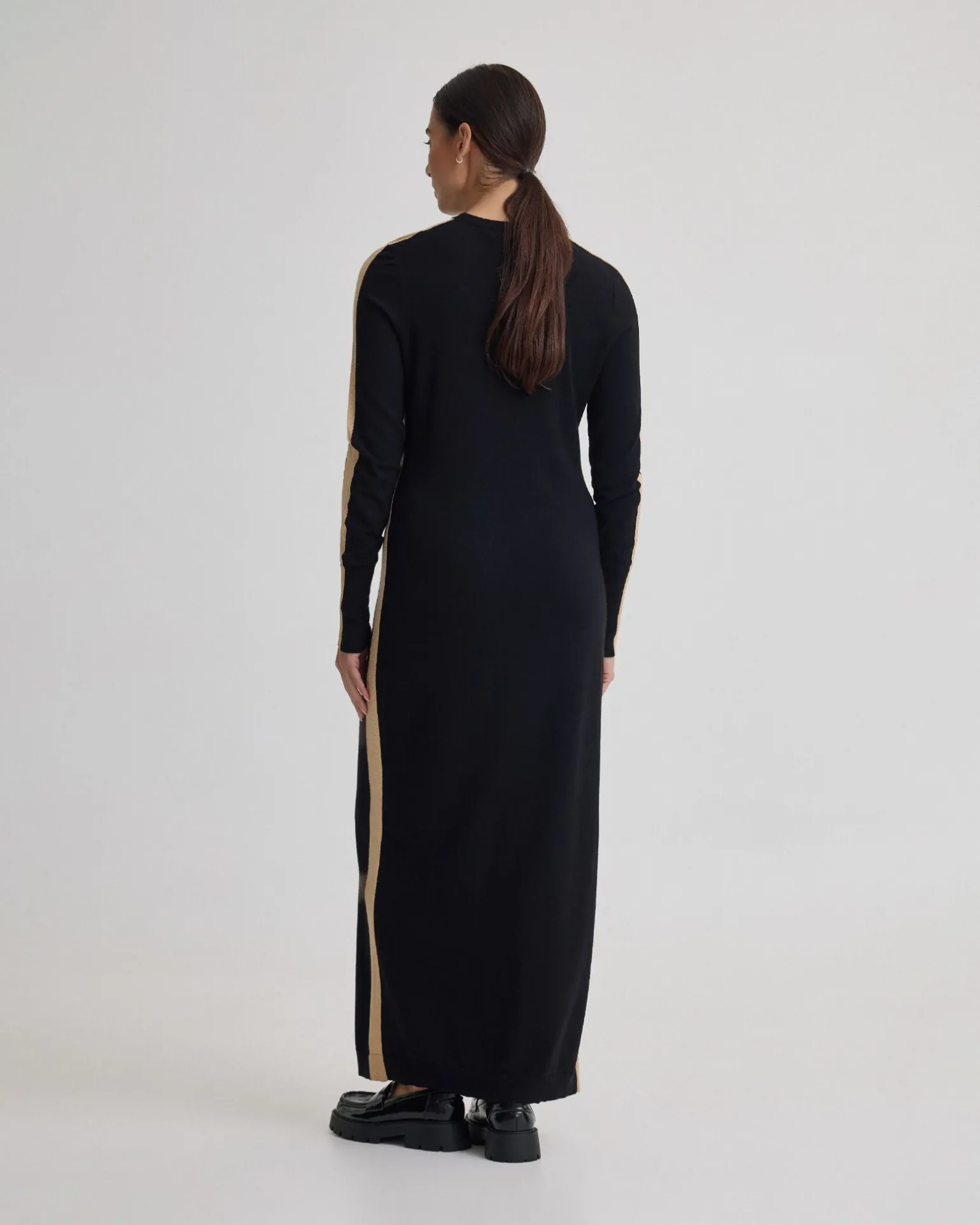 Pipper Knit Contrast Panel Dress
