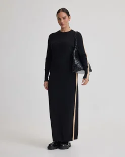 Pipper Knit Contrast Panel Dress
