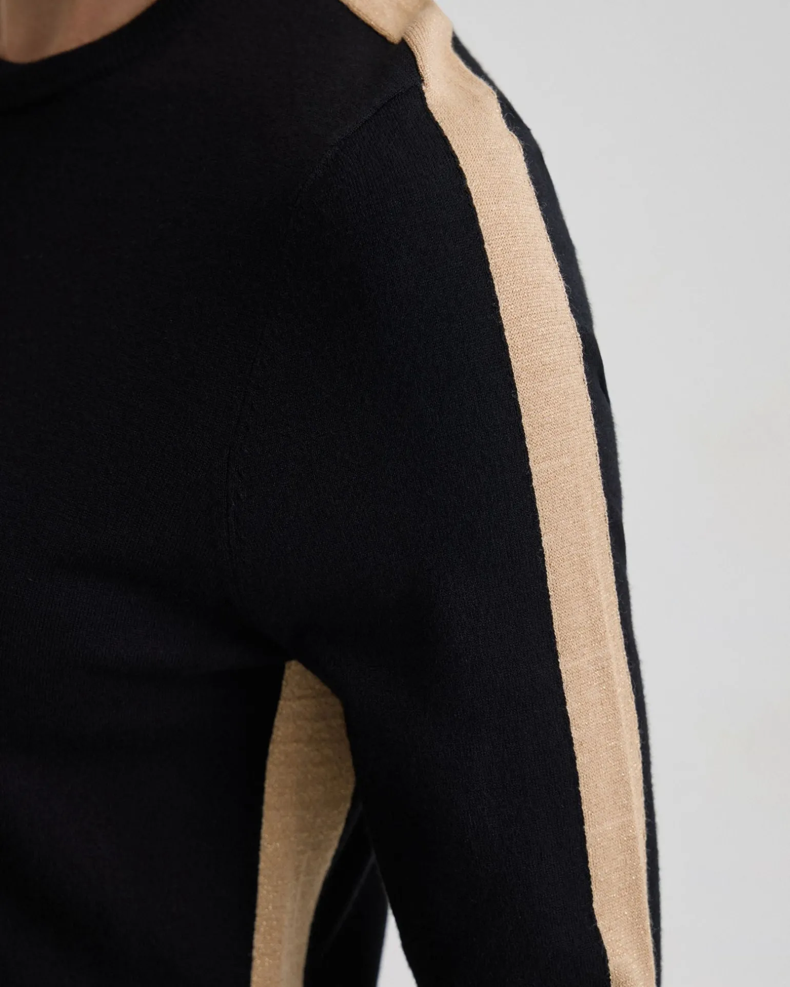 Pipper Knit Contrast Panel Dress