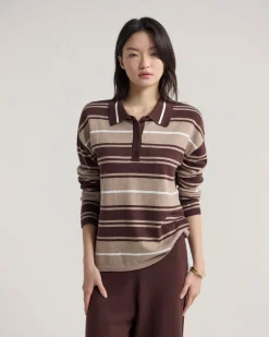 Pip Striped Polo Knit