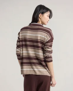 Pip Striped Polo Knit