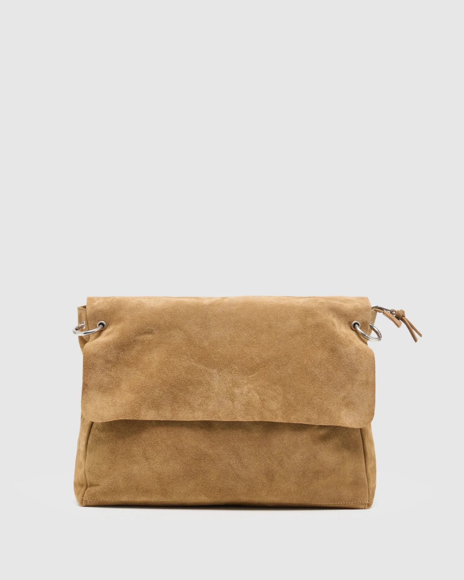 Pivart Suede Satchel Bag