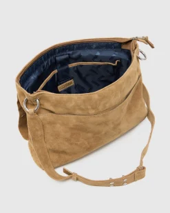 Pivart Suede Satchel Bag