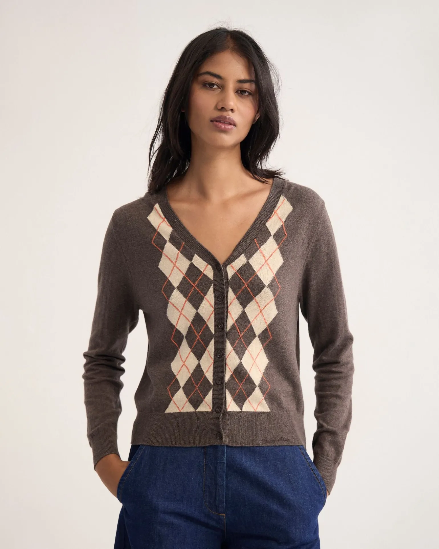 Pixie Argyle Cardigan