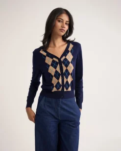 Pixie Argyle Cardigan