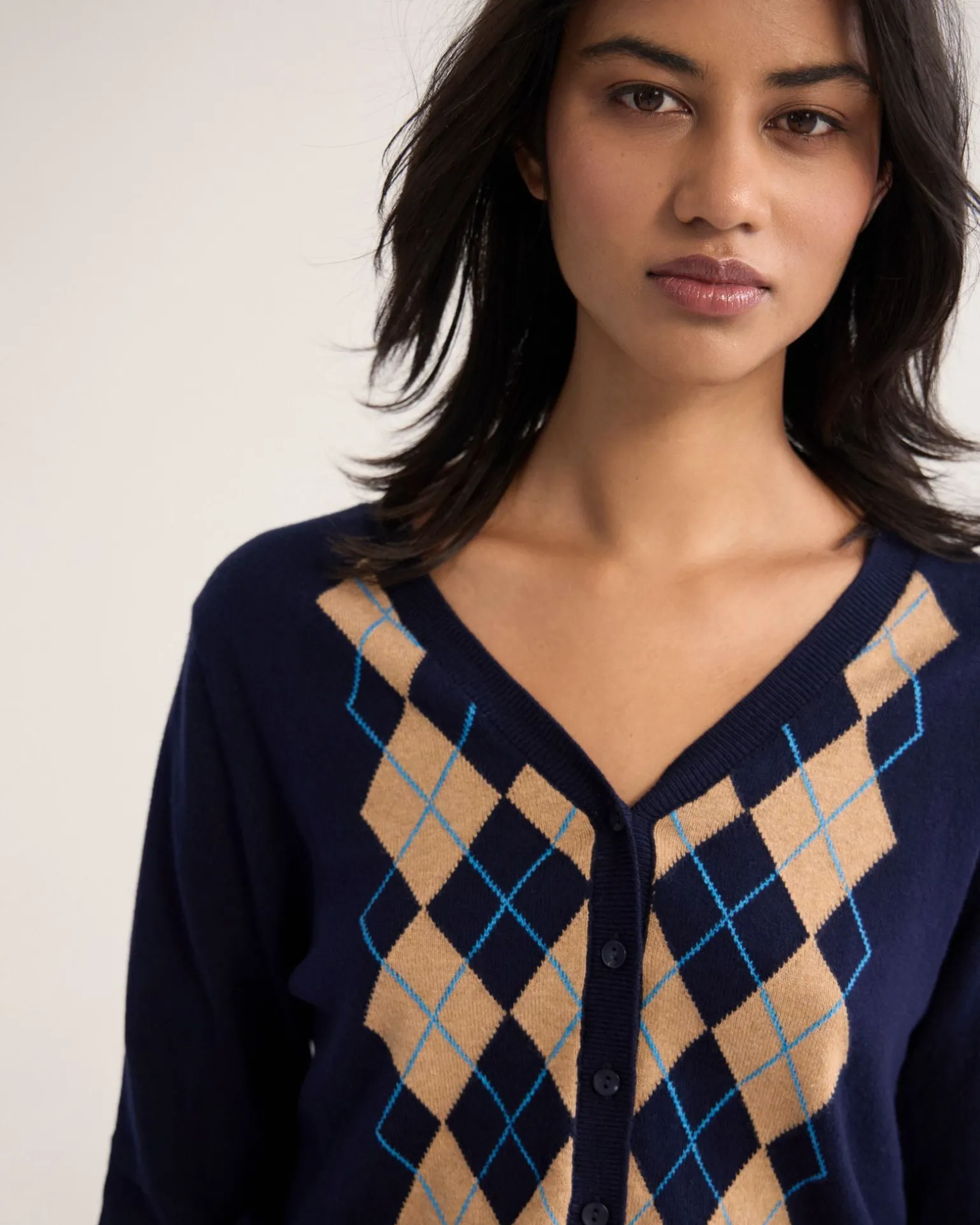 Pixie Argyle Cardigan