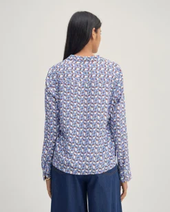 Poppy Geo Print Shirt