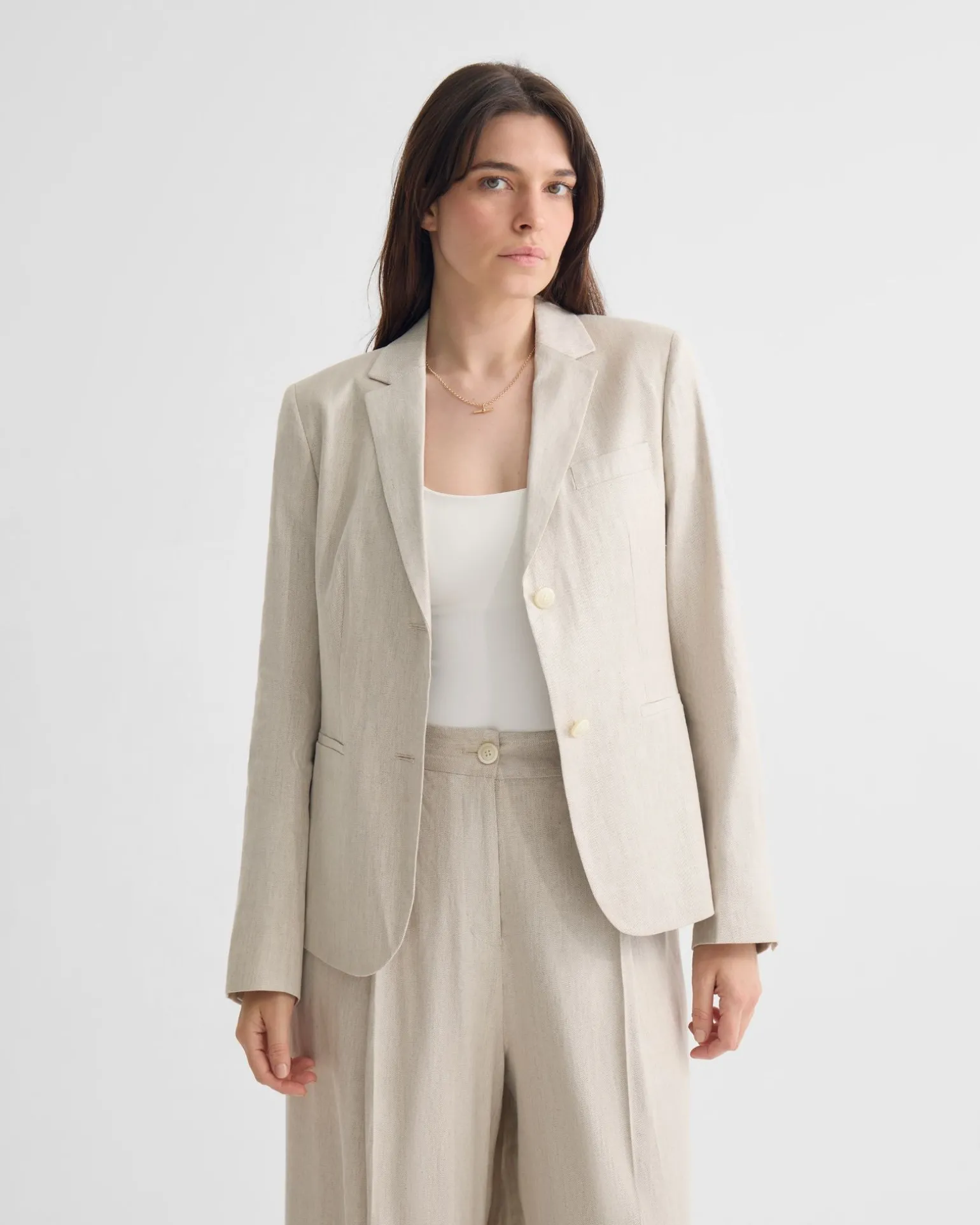Poppy Linen Suit Jacket