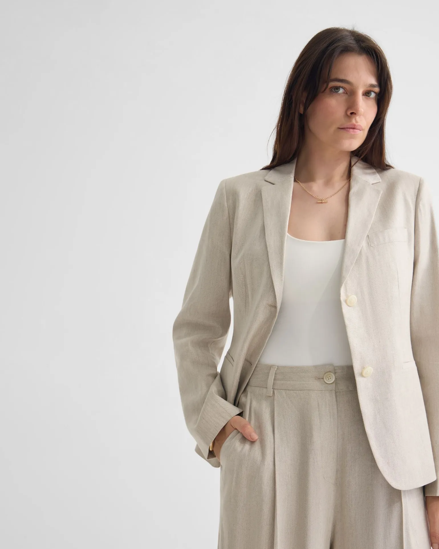 Poppy Linen Suit Jacket