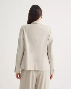 Poppy Linen Suit Jacket