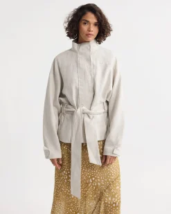 Prudence Belt French Linen Jacket