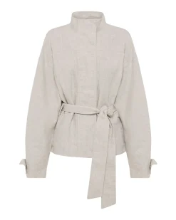 Prudence Belt French Linen Jacket