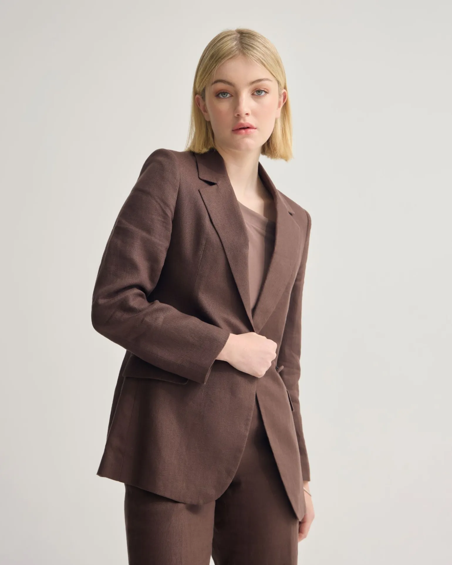 Raffi Linen Blazer