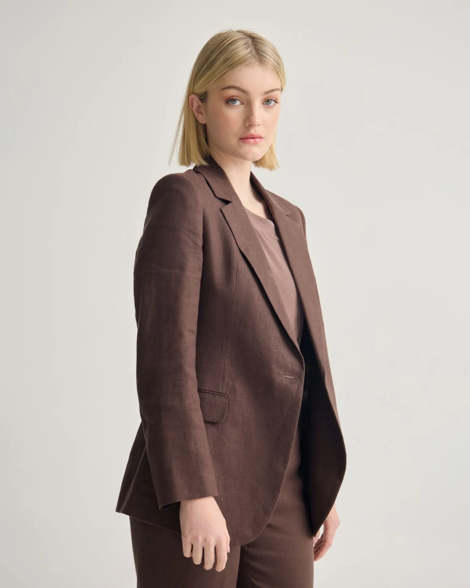 Raffi Linen Blazer