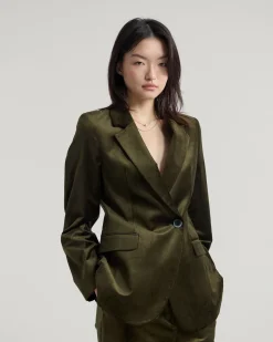 Raffi Velvet Blazer