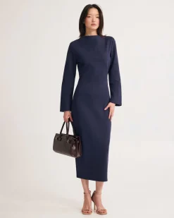 Rebecca Ponti Long Sleeve Dress
