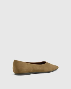 Reece Suede Pointy Flat