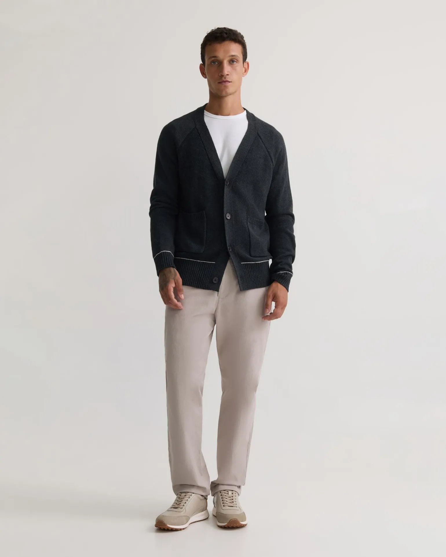 Relaxed Fit Stretch Cotton Chino
