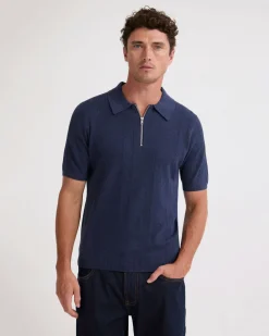 Remy Zip Neck Polo