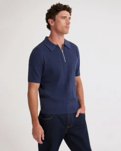 Remy Zip Neck Polo