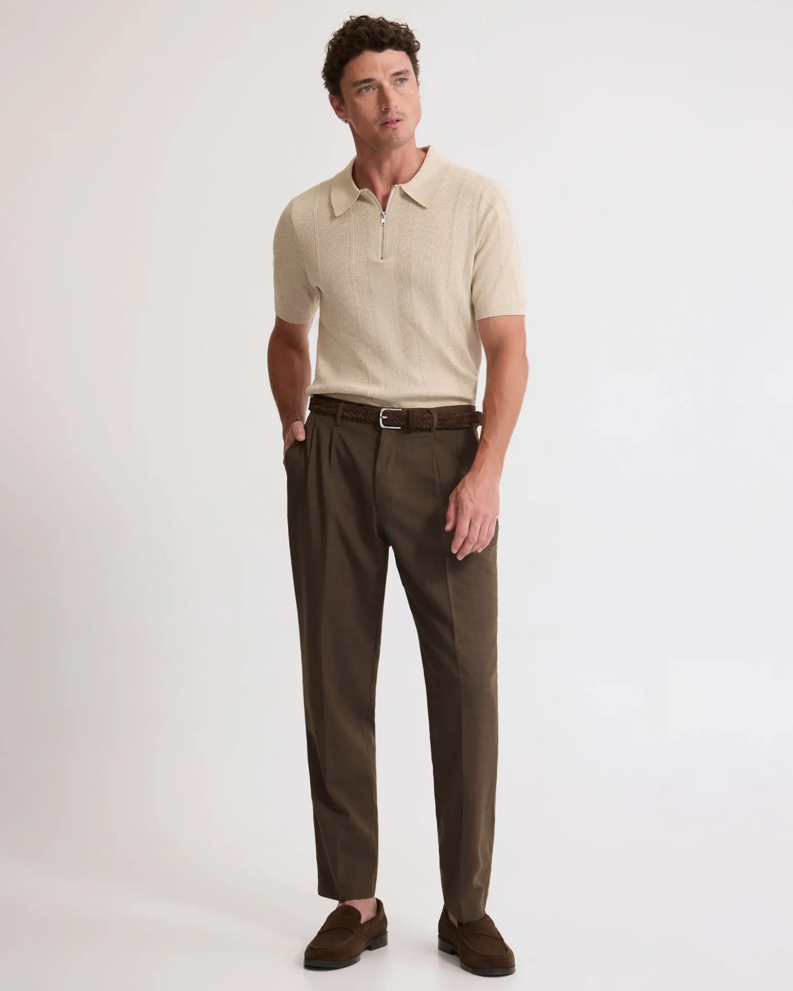 Remy Zip Neck Polo