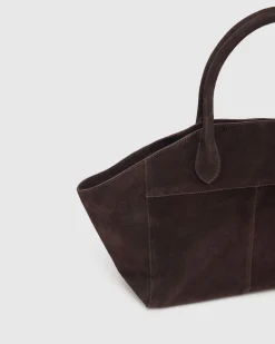 Riley Suede Tote Bag