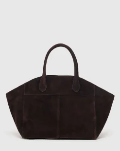 Riley Suede Tote Bag