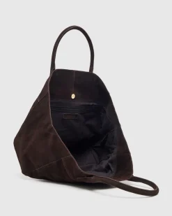 Riley Suede Tote Bag