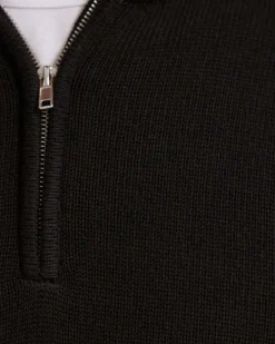 Robert Zip Neck Knit Pullover