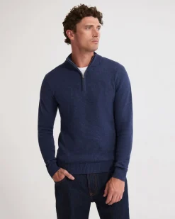 Robert Zip Neck Knit Pullover