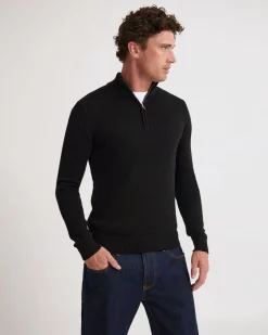 Robert Zip Neck Knit Pullover