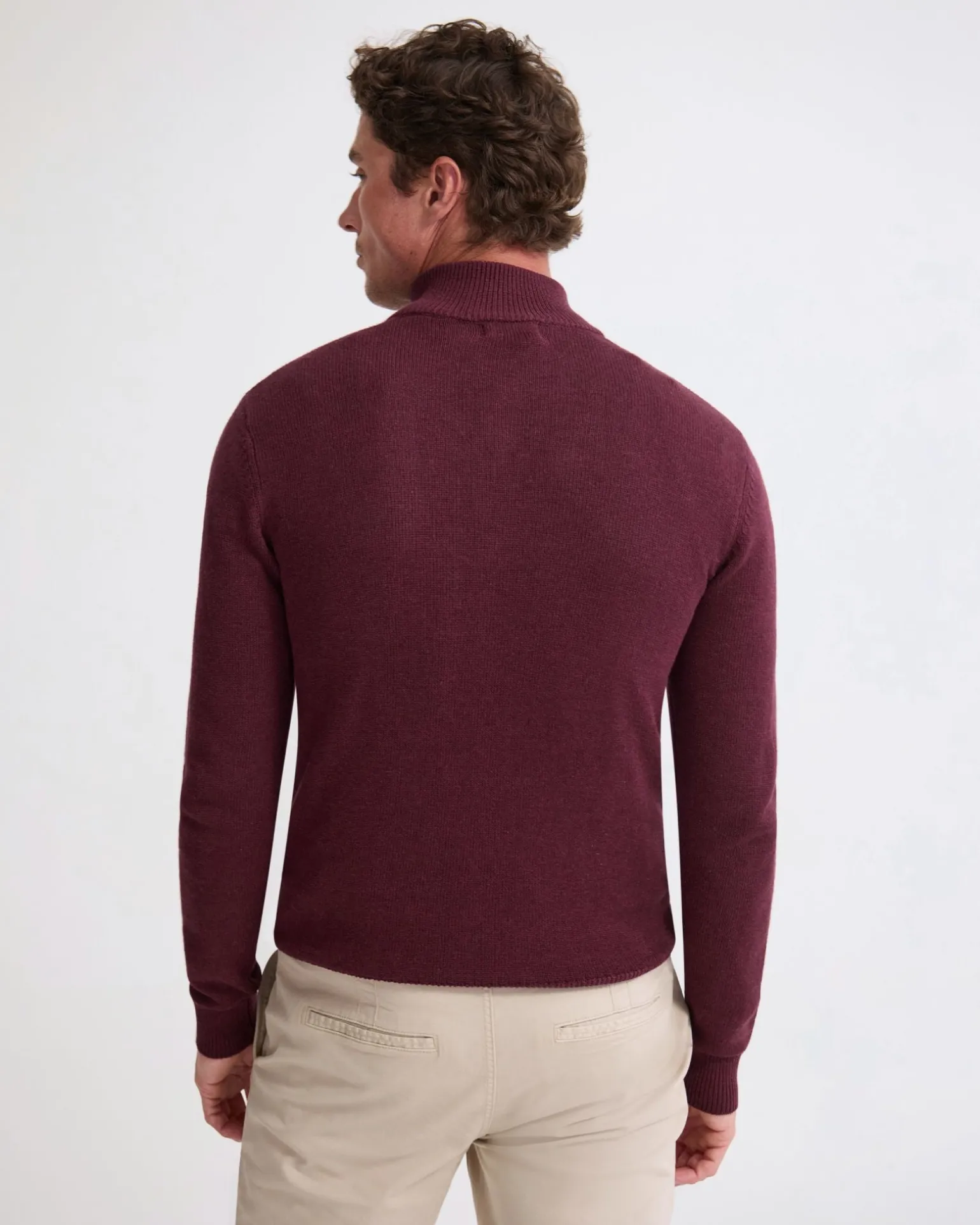 Robert Zip Neck Knit Pullover