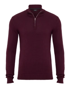 Robert Zip Neck Knit Pullover