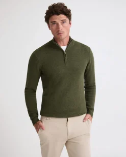 Robert Zip Neck Knit Pullover