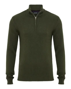 Robert Zip Neck Knit Pullover