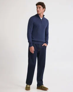 Robert Zip Neck Knit Pullover