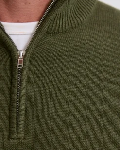 Robert Zip Neck Knit Pullover