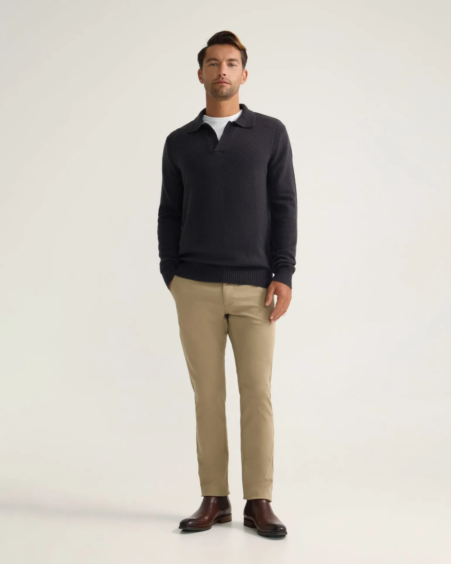 Rocco Polo Collar Wool Knit