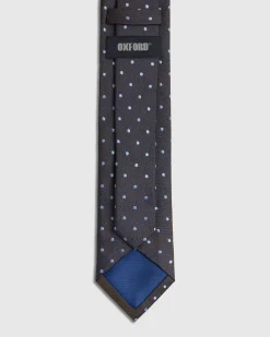 Roman Spot 7Cm Silk Tie