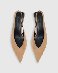 Roma Suede Sling Back Heel