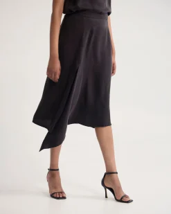Ronja Cupro Draped Skirt