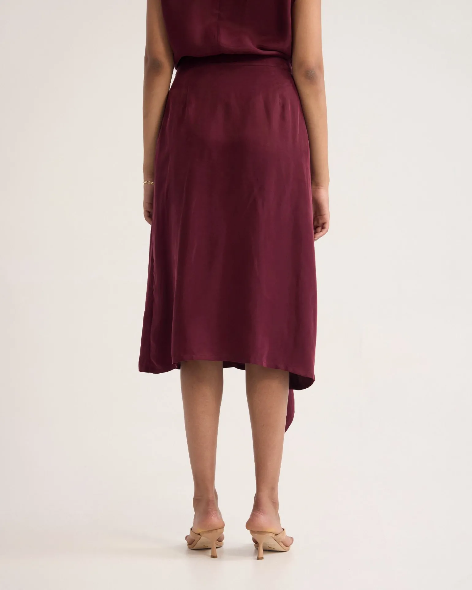 Ronja Cupro Draped Skirt