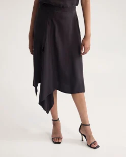 Ronja Cupro Draped Skirt