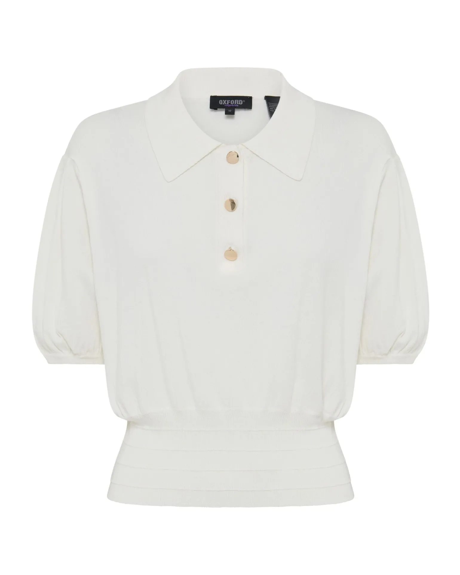 Rose Polo Knitted Top